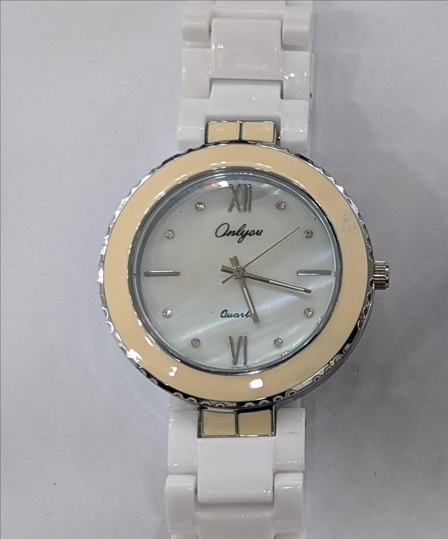 Onlyou DuoX Silver Women Watch