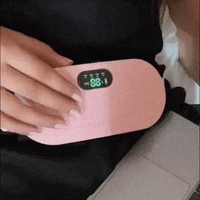 Portable Menstrual Heating Pad with 3 Heat Levels & 3 Vibration Massage Modes