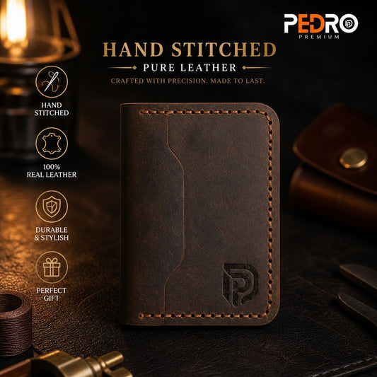 Premium Hand Stitched Wallet – 100% Pure Leather