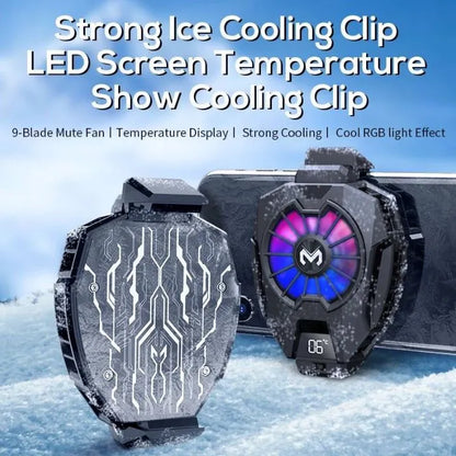 NEW MEMO DL05 RGB Cooling Fan | Portable Mobile Gaming Radiator