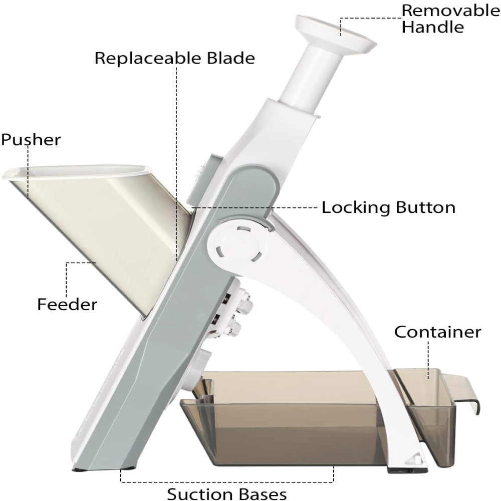 Imported Multi-Purpose Kitchen Vegetable Slicer - Multifunctional Mandoline chopper in Rs 1999