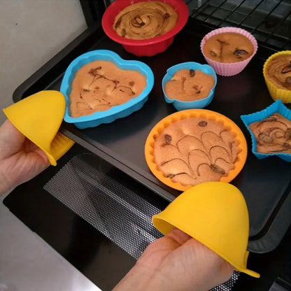 Heat Resistant Silicone Hot Pot Holder Pair