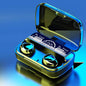 M10 Waterproof Bluetooth Wireless Headset with LED Display Earbuds + Power Bank