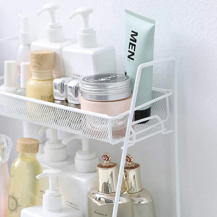 Multipurpose Portable 2-Tier Metal Stand For Kitchen &amp; Bathroom & In just Rs 1699 with 10 Days Money Back Guarantee for Customer Satisfaction.