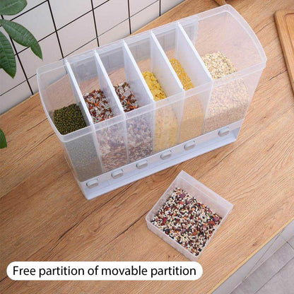 Wall Mounted 10 kg Rice Bucket & Pulse Dispenser Rs 3999