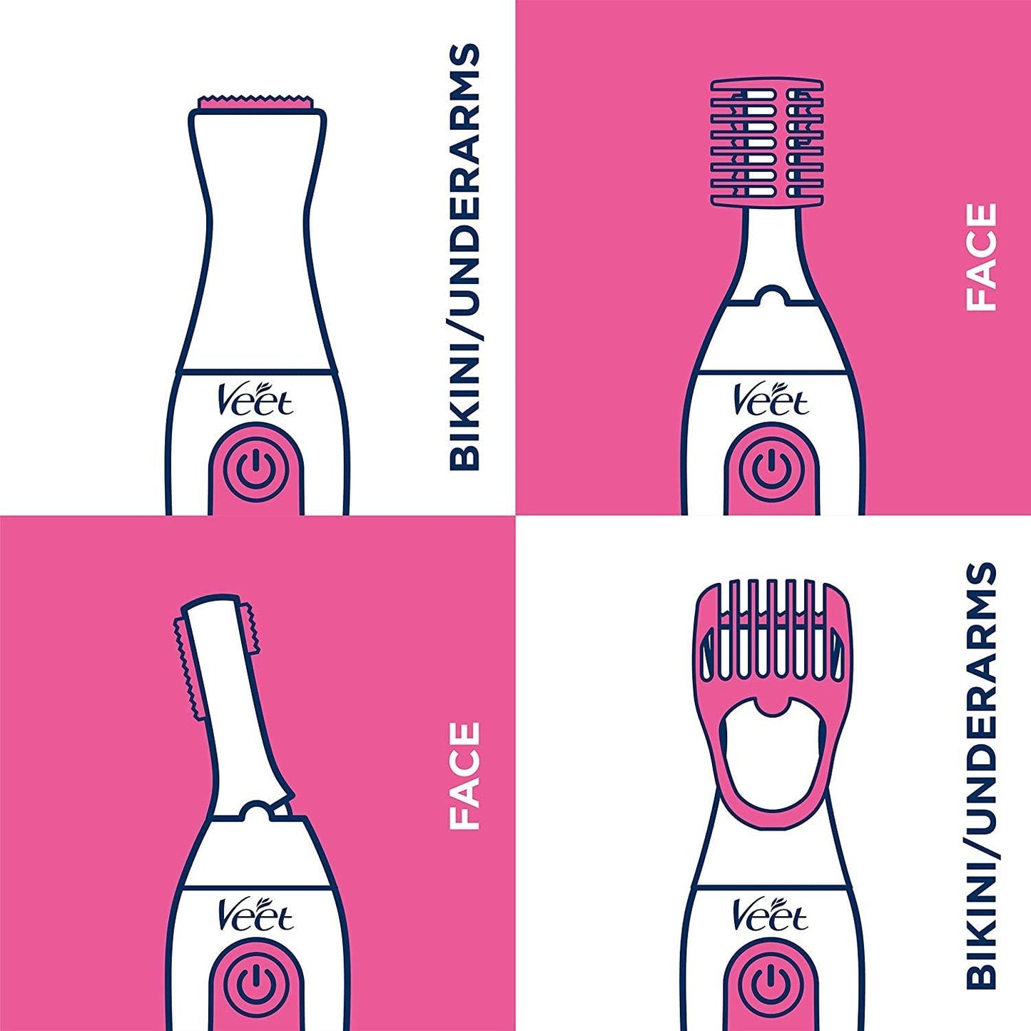 Veet Sensitive Precision Beauty Styler and Eyebrow Tools Trimmer For Women