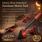 Heavy Duty Imported Furniture Mover Tool Set of 5 Pcs Lifter for Moving Your Heavy Furniture & Appliances Easily Rs 1799
