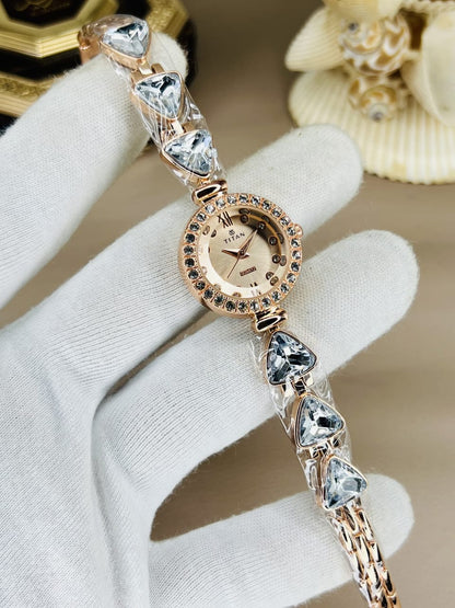 Women’s Titn Luxury Diamond Watch (Random Color Combo)