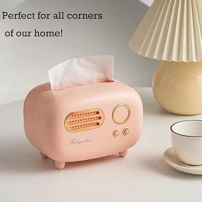 Retro Radio Tissue Box