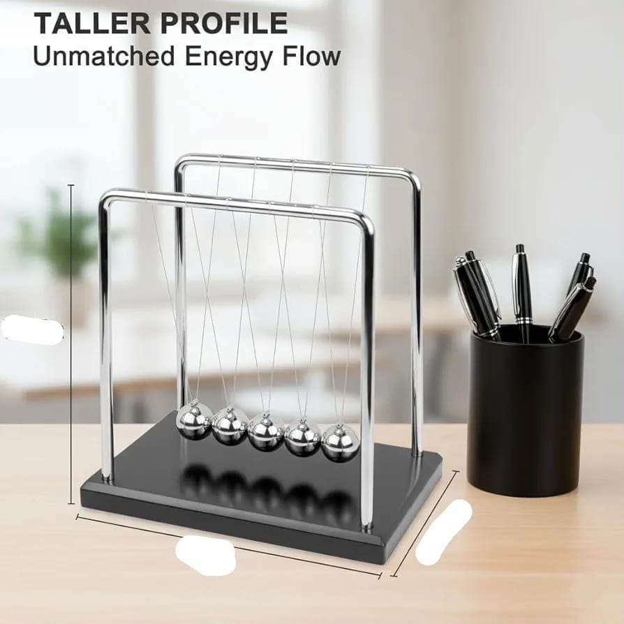 Newton's Cradle Balance Balls – Executive Desk Toy & Office Decor