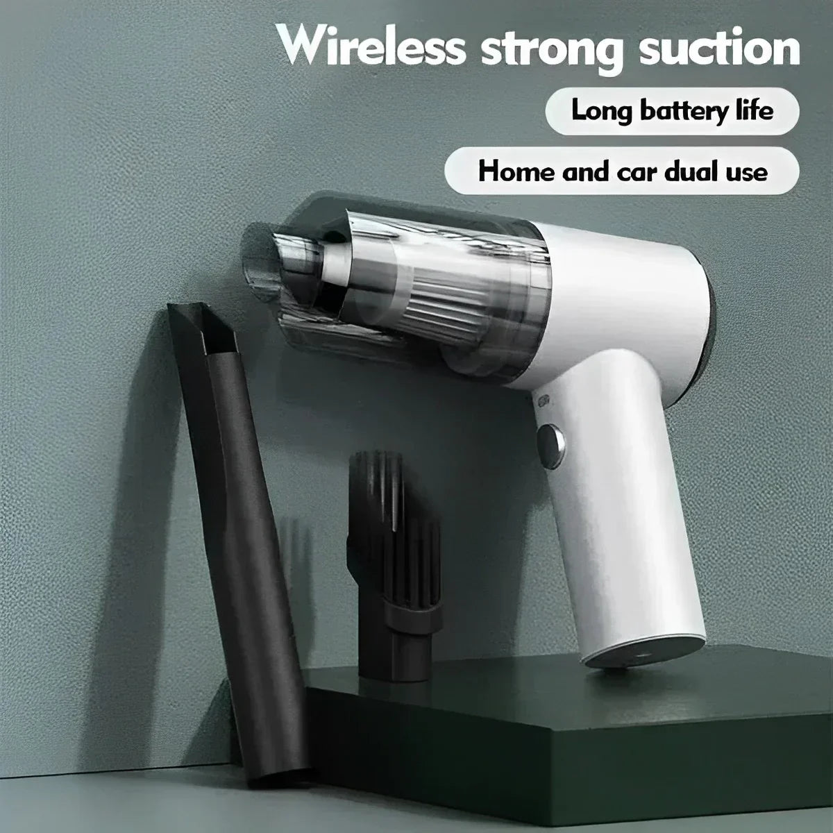 Imported Cordless 3-in-1 Rechargeable Vacuum Cleaner and Blower - Cleans up every corner of your Home and Car