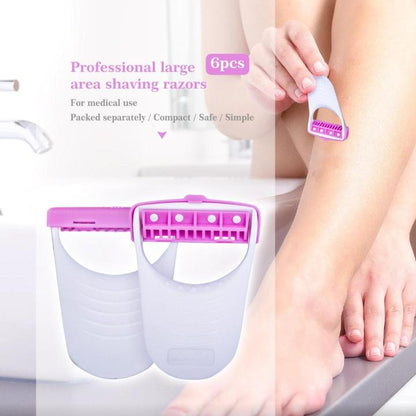 Ladies Womens Girls Shaver Trimmer (6Pcs)