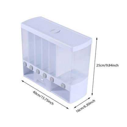 Wall Mounted 10 kg Rice Bucket & Pulse Dispenser Rs 3999
