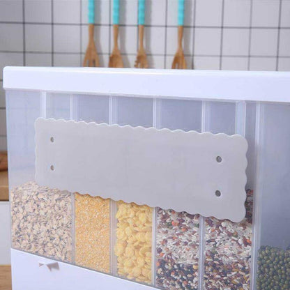 Wall Mounted 10 kg Rice Bucket & Pulse Dispenser Rs 3999