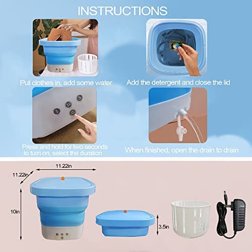 Imported foldable Portable Washing Machine For Easy & Daily Use