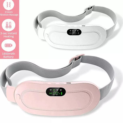 Portable Menstrual Heating Pad with 3 Heat Levels &amp; 3 Vibration Massage Modes